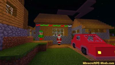 Christmas Decorations Minecraft PE Mod 1.9, 1.8, 1.7 iOS/Android