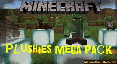 Plushies Mega Pack Minecraft PE Mod/Addon 1.8 iOS/Android