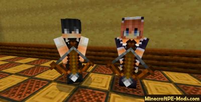 Maids and Butlers Minecraft PE Mod iOS/Android 1.12.0, 1.11.4
