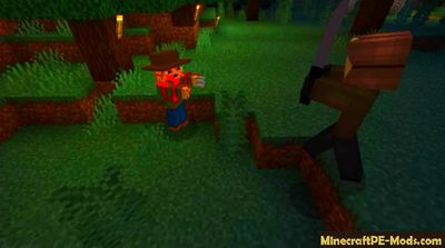 Freddy Krueger vs Jason Minecraft PE Mod 1.11.4.2, 1.11.1