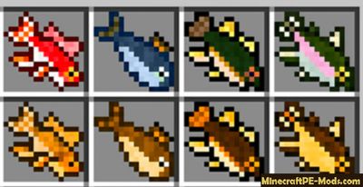 More Fishy Minecraft PE Mod iOS/Android 1.12.0.3, 1.12.0