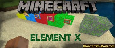 Element X Booster Ore Minecraft PE Mod/Addon 1.12.0.4, 1.12.0