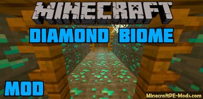 Diamond Biome Minecraft PE Mod/Addon 1.13, 1.12