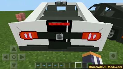 Ford Mustang Vehicle Minecraft PE Mod/Addon 1.13.0.4, 1.12.0