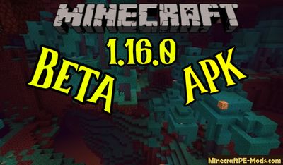 Download Minecraft PE Beta 1.16.0 (MCPE) APK free Version