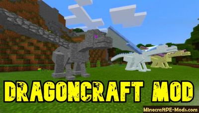 DragonCraft - Rideable Dragons Minecraft PE Mod 1.13, 1.12
