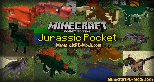 minecraft jurassic world mod pack download