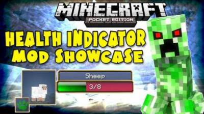 Health & Damage Indicator Minecraft PE Mod 1.1.1, 1.1.0, 1.0.9