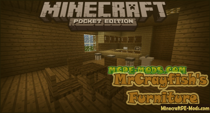 MrCrayfish'   s Furniture Mod For Minecraft PE Android 1.9, 1 