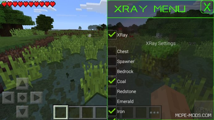 minecraft pocket edition xray mod download