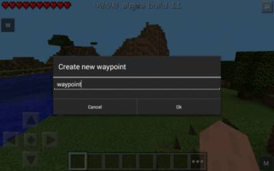 Waypoints Minecraft PE Mod For Android 1.1.0, 1.0.9, 1.0.8, 1.0.7