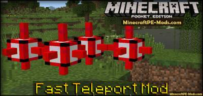 Fast Teleport Addon / Mod for BL MCPE