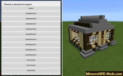 X-Structures Addon / Mod For MCPE