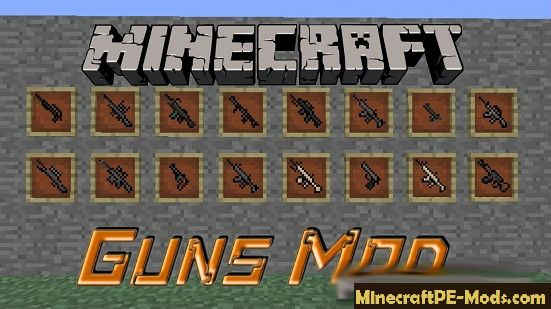 Machine Guns Mod For Minecraft Pe 1 12 0 1 11 1 1 10 0 Download