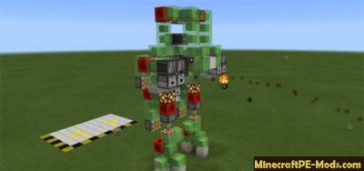 Weaponized Atlas Robot Map For Minecraft PE 1.9.0.3, 1.8 