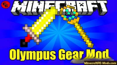 Olympus Gears Mod For Minecraft PE 1.2.0, 1.1.5, 1.1.4, 1.1.3