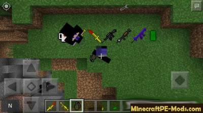 Machine Guns Mod For Minecraft PE 1.2.0, 1.1.5, 1.1.4, 1.1.3