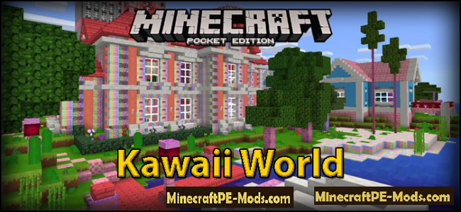 Kawaii World 32x32 Texture Resource Pack For Minecraft Pe Download
