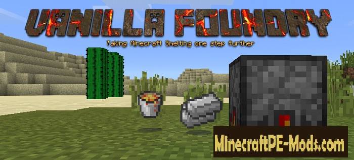 Vanilla Foundry Mod For Minecraft Pe Ios Android Download