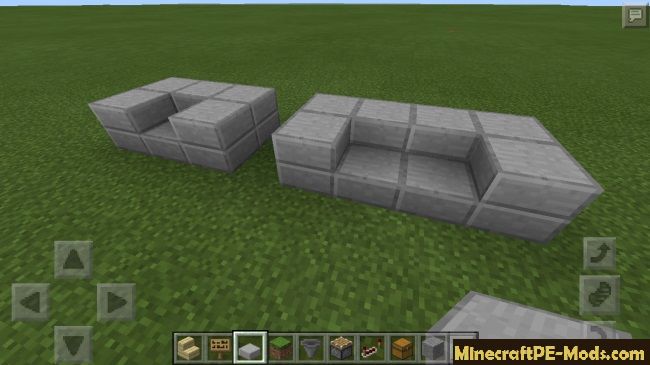 How to make furniture out of simple blocks in Minecraft PE 
