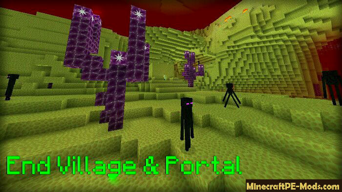 End Village Portal Adventure Minecraft Pe Map 1 17 2 1 16 221 Download