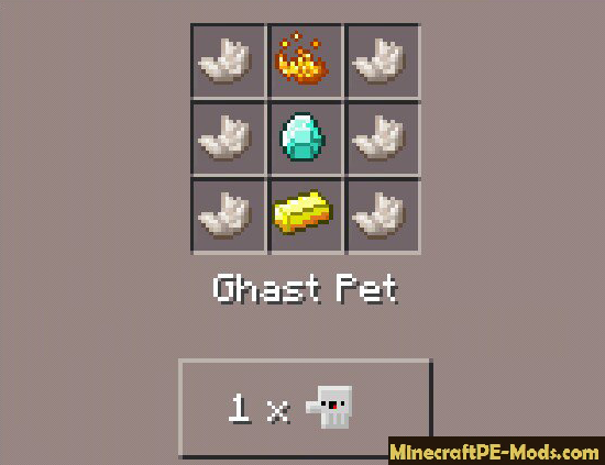 Inventory Pets Mod For Minecraft PE iOS, Android 1.8, 1.7 