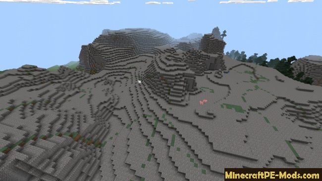 Gravel Biome Seed For Minecraft PE 1.17.11, 1.16.221