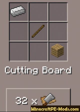 New More Food Minecraft PE Mod 1.0.6, 1.0.4, 1.0.3, 1.0.2, 1.0.0