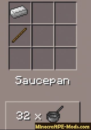 New More Food Minecraft PE Mod 1.0.6, 1.0.4, 1.0.3, 1.0.2, 1.0.0