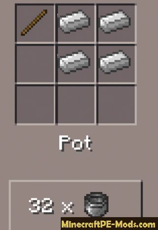 New More Food Minecraft PE Mod 1.0.6, 1.0.4, 1.0.3, 1.0.2, 1.0.0