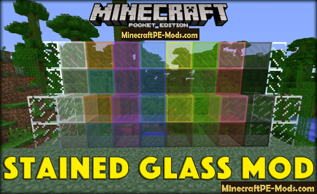 Stained Glass Mod For Minecraft Pe 0 15 9 0 15 7 0 15 6 Download