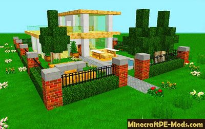 Flows HD For Modern Buildings MCPE Texture Pack 1.2.0, 1.1.5