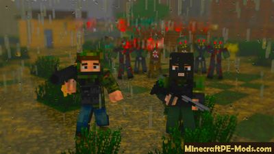 DayZ Mod For Minecraft PE 1.2.9, 1.2.8, 1.2.7, 1.2.6