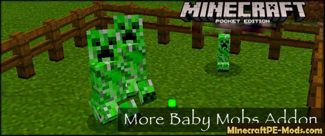 Minecraft PE Baby Mod Download 1.20 / Baby Mod For Minecraft