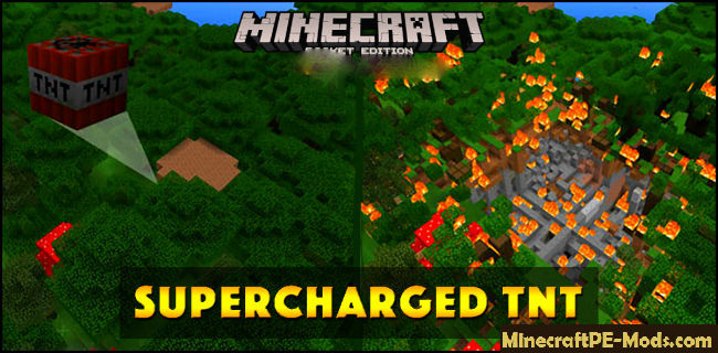 Supercharged Tnt Mod For Minecraft Pe 1 12 Ios Android Win 10 Download