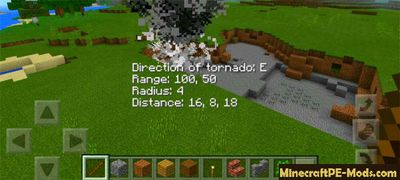 Tornado Mod For Minecraft PE 1.2.3, 1.2.2, 1.2.1, 1.2.0