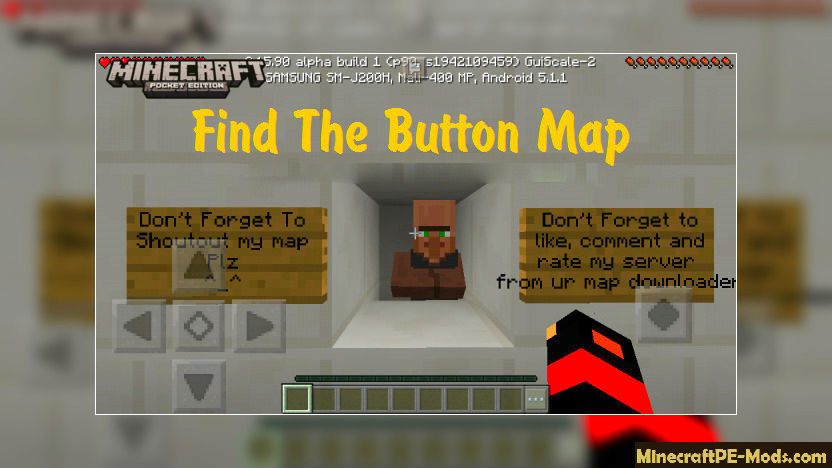 Find The Button Puzzle Map For Minecraft Pe 1 18 0 1 17 41 Download