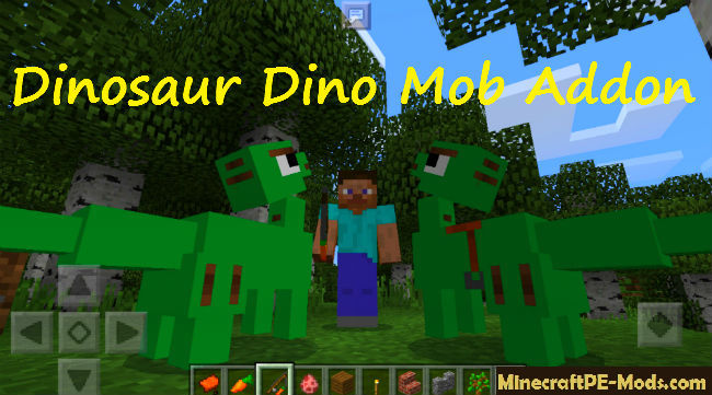 dino mod for minecraft pe