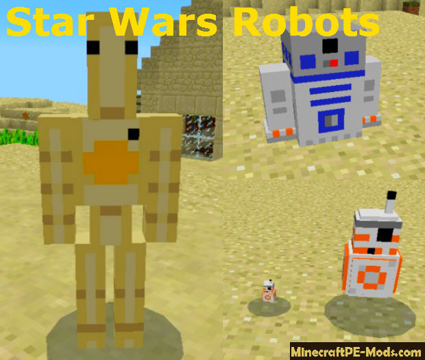 Star Wars Robots Addon For Minecraft Pe 1 16 2 1 16 210 Download