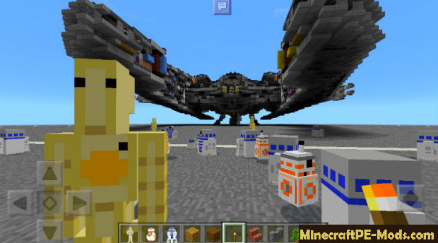 Star Wars Robots Addon For Minecraft PE 1.11, 1.10.0, 1.9 