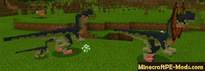 Enemy Dinosaurs Mod For Minecraft PE 1.2.0, 1.1.5, 1.1.4