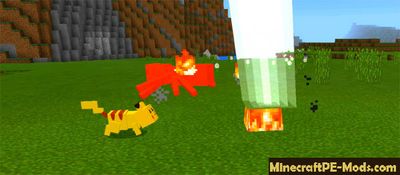 Pikachu With Powers Mod For MCPE 1.2.0, 1.1.5, 1.1.4, 1.1.0