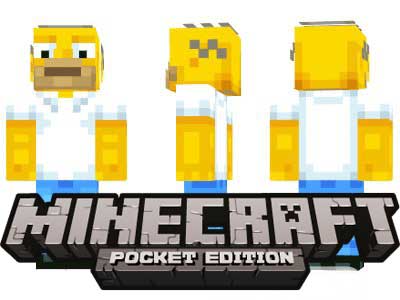 Minecraft - The Simpsons Skin Pack 