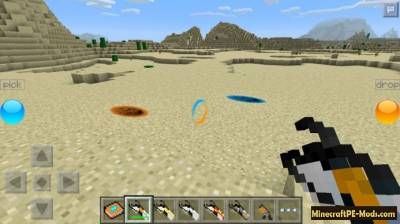 Portal Gun 2 Mod For Minecraft PE 1.2.7, 1.2.6, 1.2.5, 1.2.3