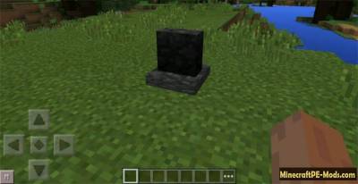 Gravestone Mod For MCPE 1.0.5.13, 1.0.5, 1.0.4.11, 1.0.4, 1.0.3