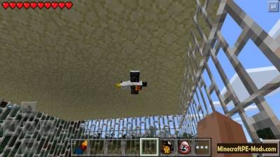 Birds Minecraft PE Mod For Android 1.1.0, 1.0.6, 1.0.5, 1.0.4, 1.0.0