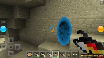 Portal Gun 2 Mod For Minecraft PE 1.2.0, 1.1.5, 1.1.4, 1.0.0