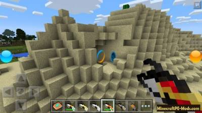 Portal Gun 2 Mod For Minecraft PE 1.2.0, 1.1.5, 1.1.4, 1.0.0