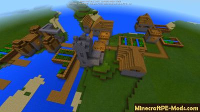 Minecraft pe seeds giant castle