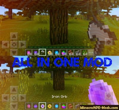 All In One Minecraft PE Mod 1.1.1, 1.1.0, 0.17.0, 0.16.0